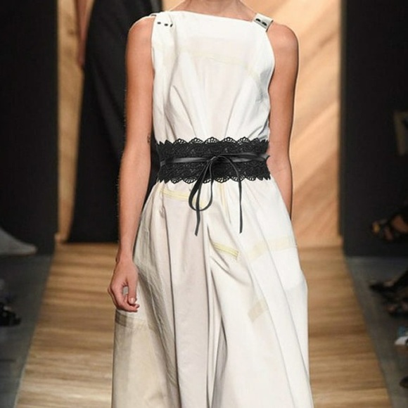 Faux Leather & Lace Waist Cinch - Picture 1 of 6